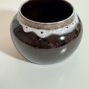 Vintage‎ 1950’s Brown Drip Bowl
